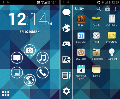 Launcher 3 na smartfonie Launcher 3 на смартфоне