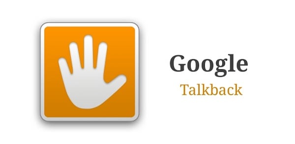 Aplikacja Google Talkback Приложение Google Talkback