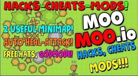 Użyj cheatów do gry Moomoo.io Используем читы к игре Moomoo.io