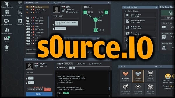 Spróbuj hakować innych graczy na s0urce.io Попробуйте взломать других игроков на s0urce.io