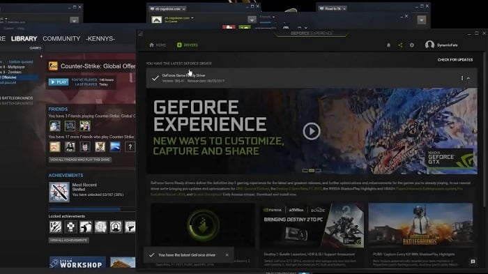 Aplikacja Geforce Experience Приложение Geforce Experience