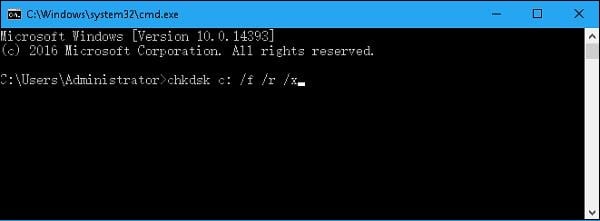 Użyj funkcji narzędzia CHKDSK CHKDSK
